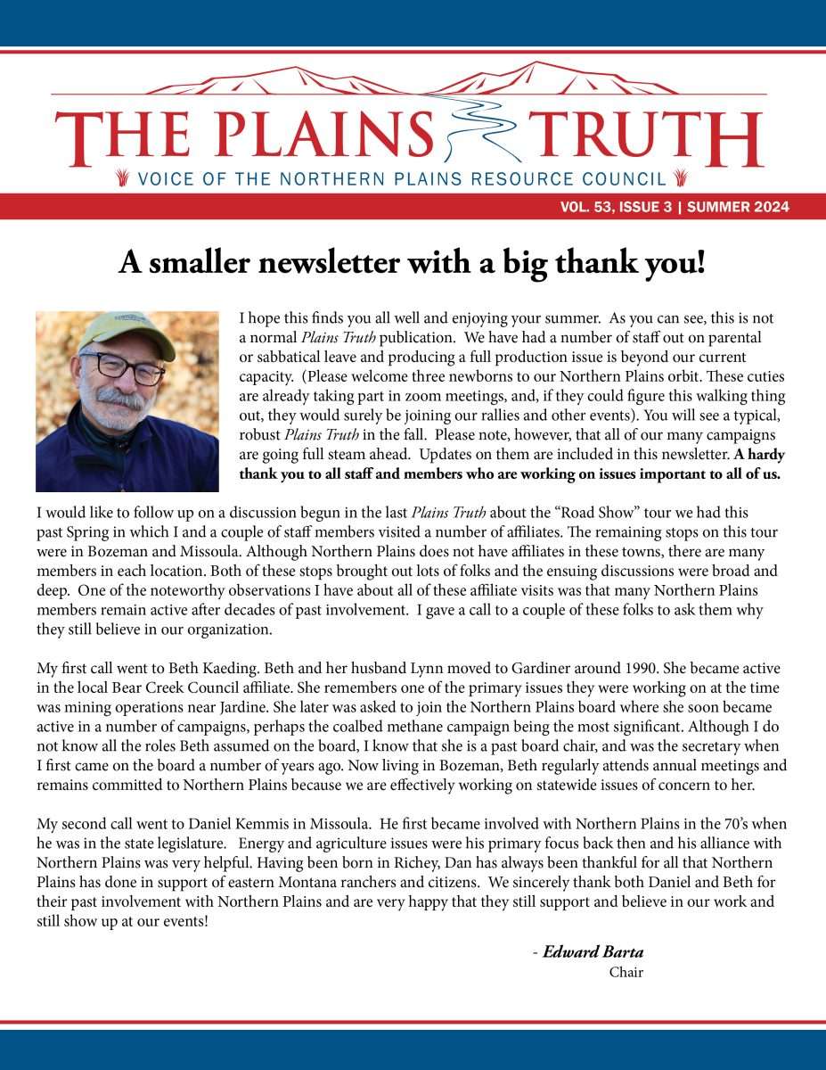 Summer 2024 Plains Truth
